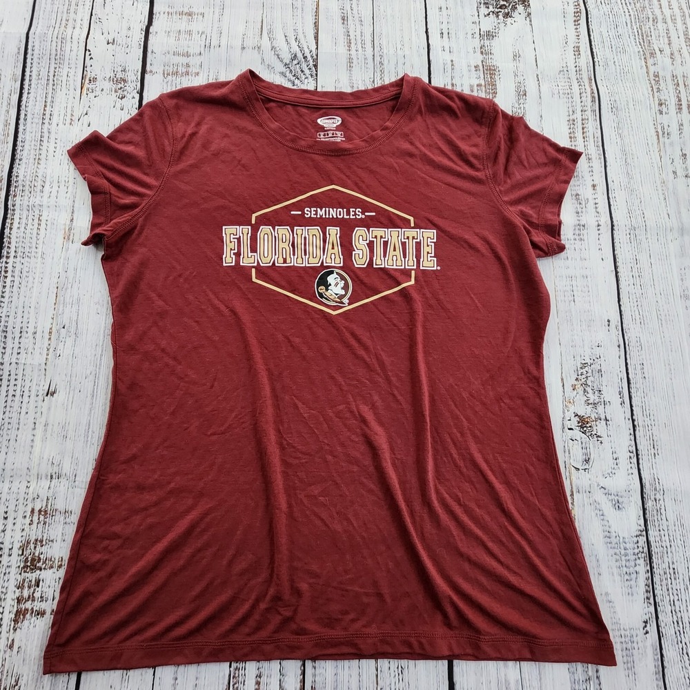 Florida State Seminoles Maroon Short Sleeve Pajama Top Women's XL